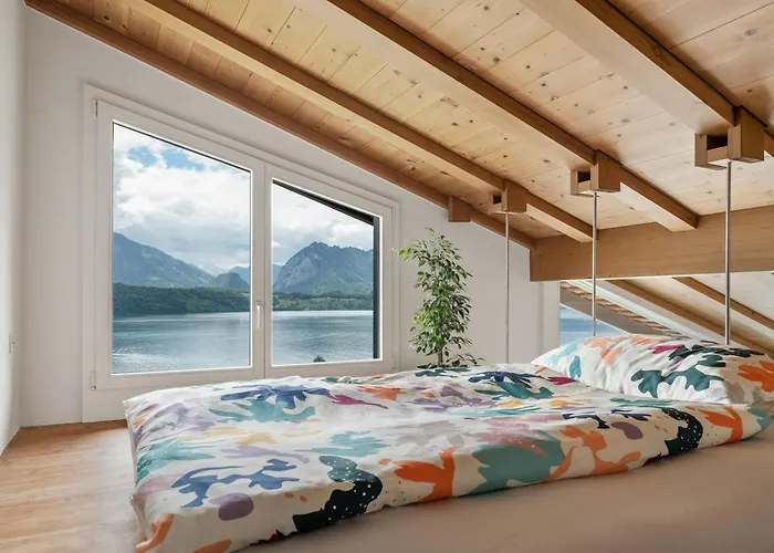 Juwel Mit Traumsicht Auf Und Berge! Lejlighed Gunten